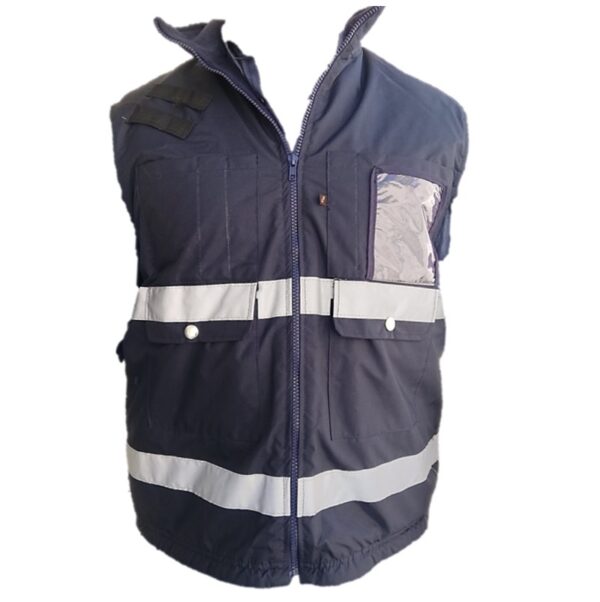 Chaleco de gabardina, uniformes, alpro, chaleco alta visibilidad, uniformes industriales, protec